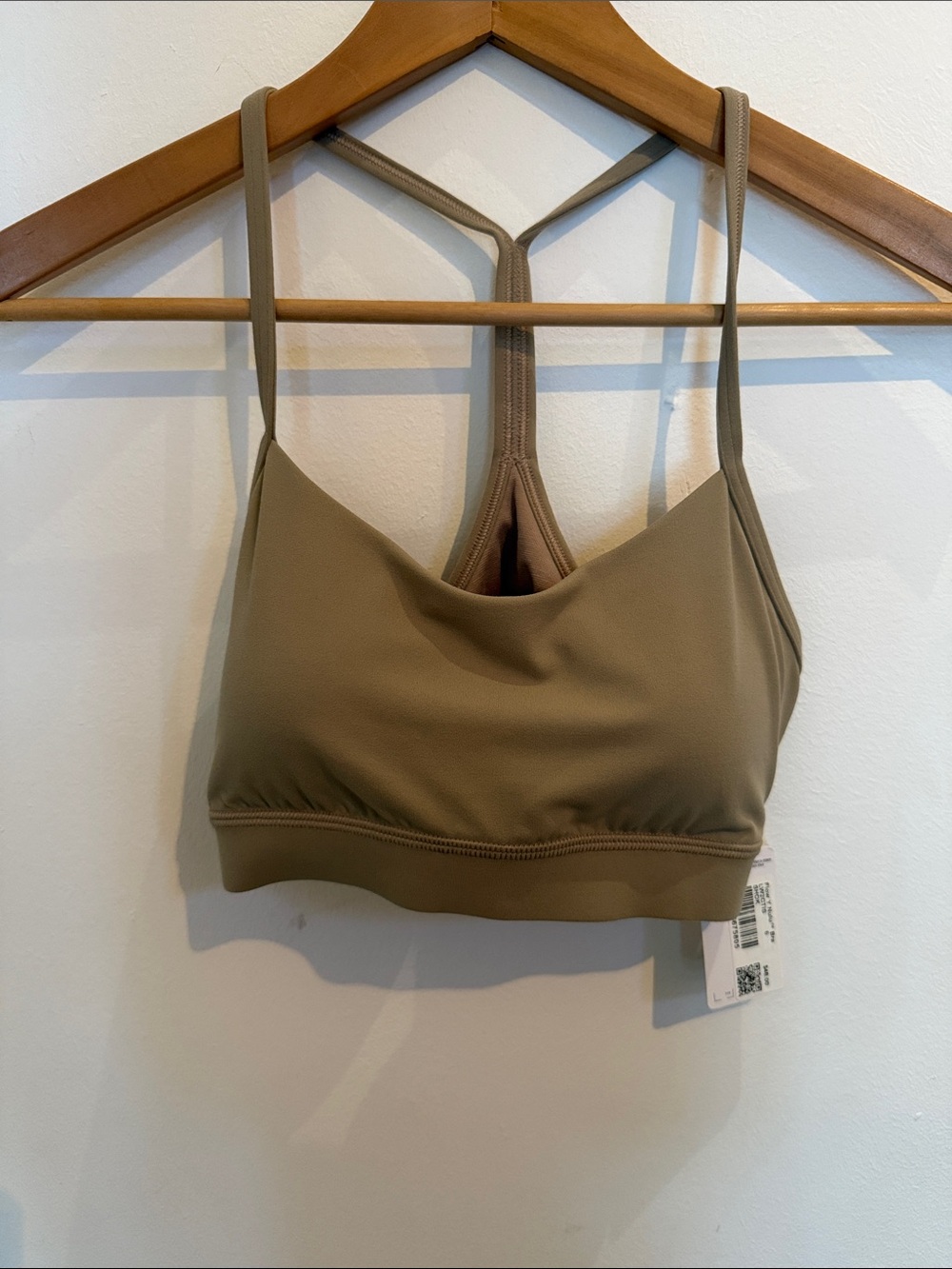 NWT lululemon Flow Y Nulu Bra color SHOK